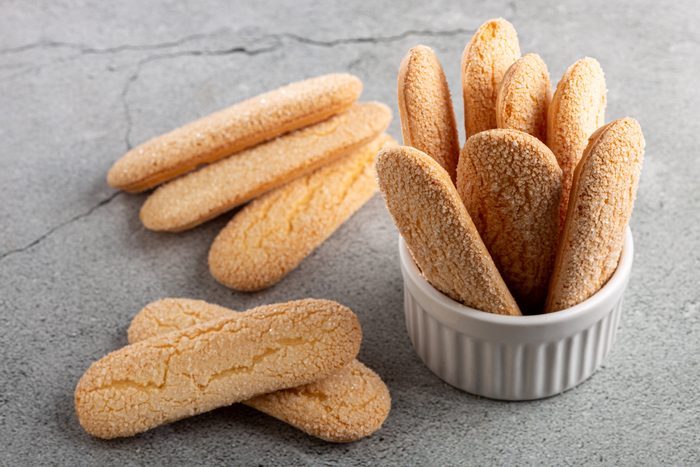 ladyfingers cookies on the table.