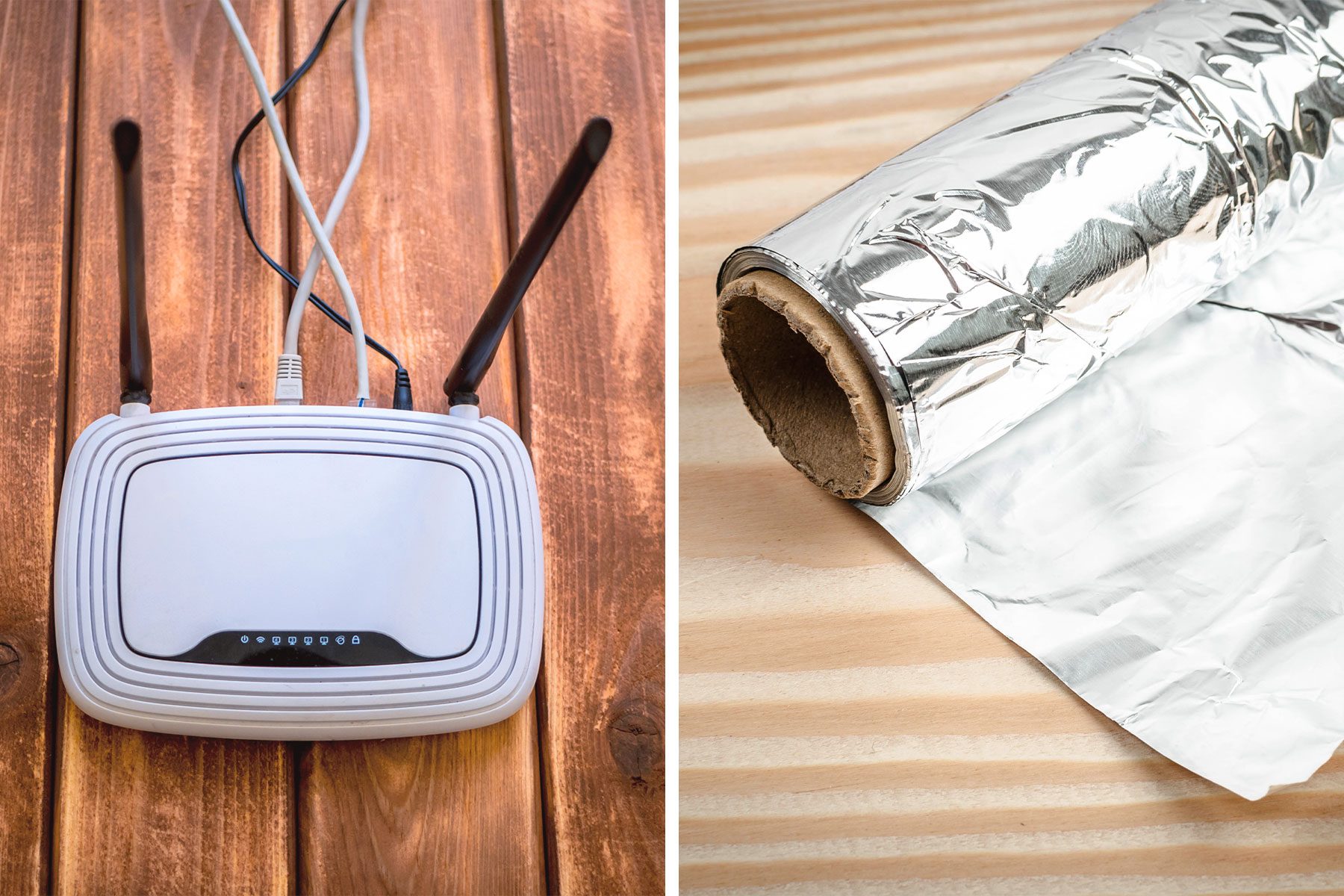Why You Should Be Putting Aluminum Foil Behind Your Router