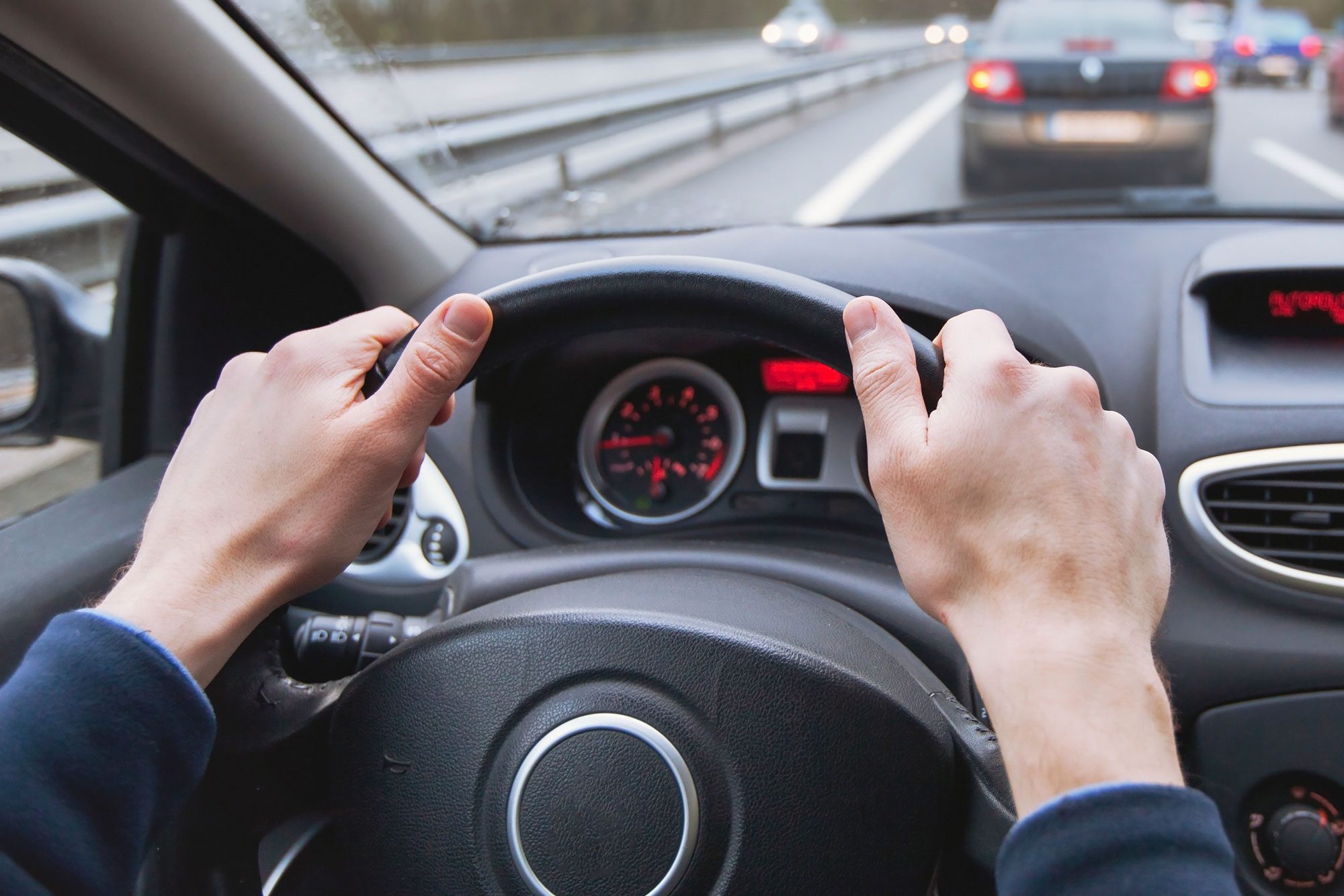 Driving Car On Highway