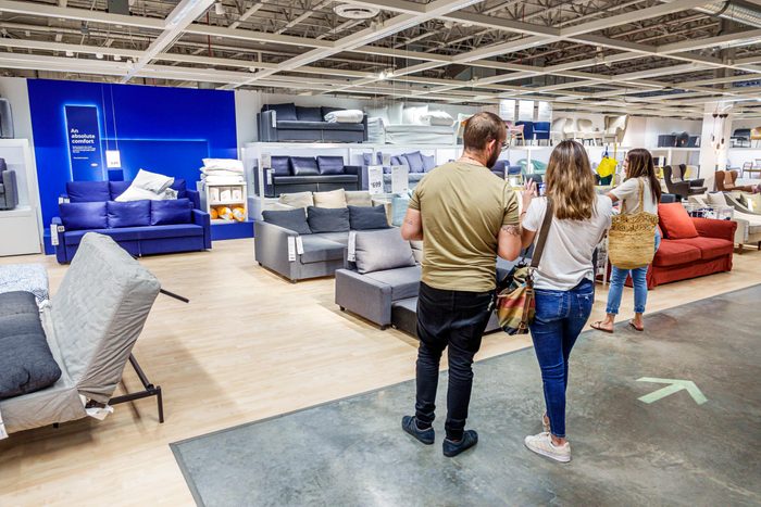 couple on an ikea date