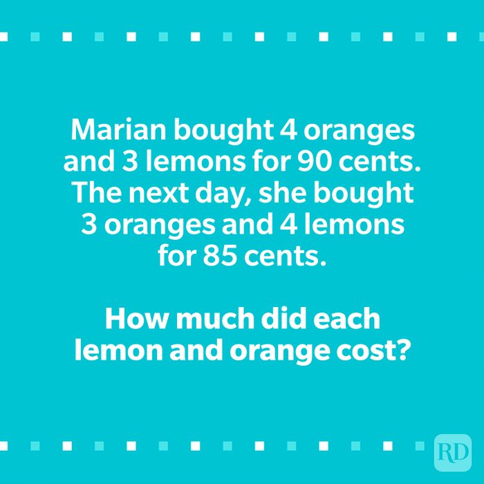 Money Riddle Mensa Quiz