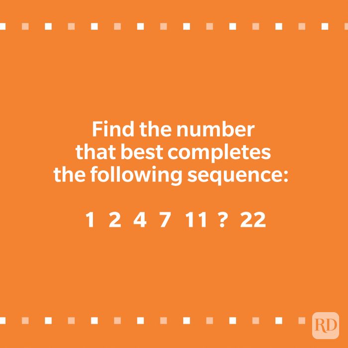 Sequence Riddle Mensa Quiz