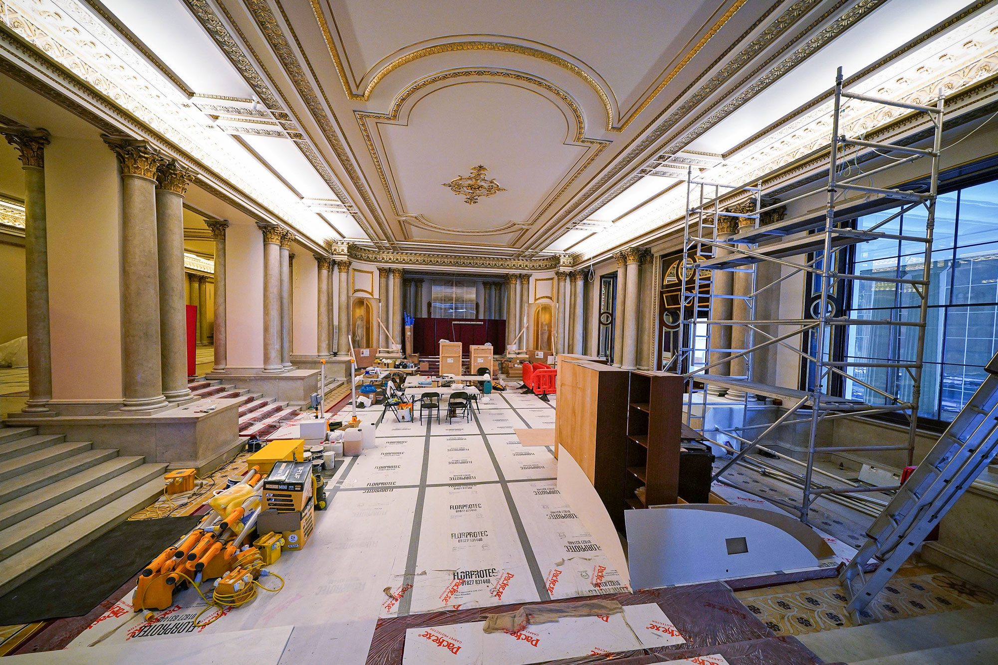 Building Work At Buckingham Palace