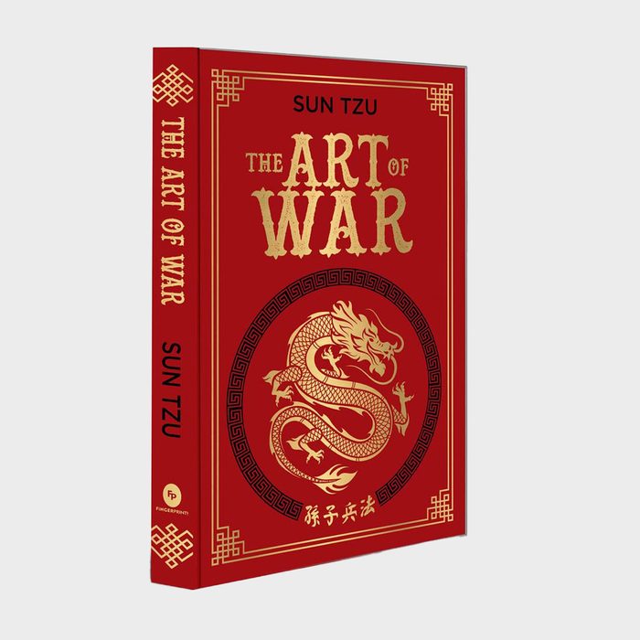 Red book titled 