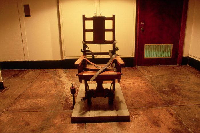 electric chair in a room