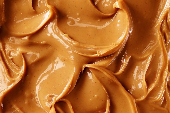 close up of peanut butter